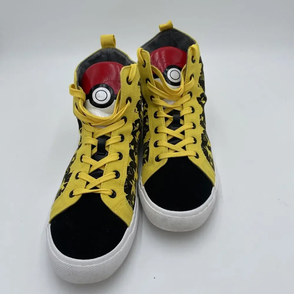 Ground Up Pokémon Men’s Size 10.5 Canvas High Top Tennis Shoes
